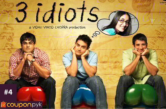 3 Idiots - No. 4 Highest Grossing Bollywood Movie of All Time