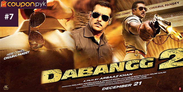 Dabangg 2 - No. 7 Highest Grossing Bollywood Movie of All Time