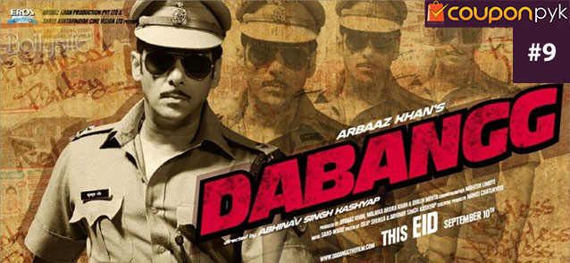 Dabangg - No. 9 Highest Grossing Bollywood Movie of All Time