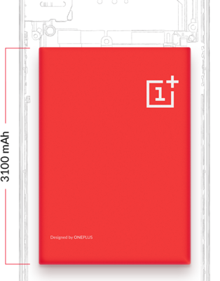 OnePlus One with a 3100 mAh Li-Po Battery